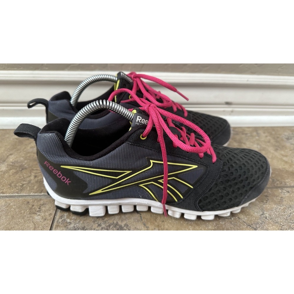 Reebok Realflex Black/Grey Athletic Shoes - V45153 - Women's Size 9.5